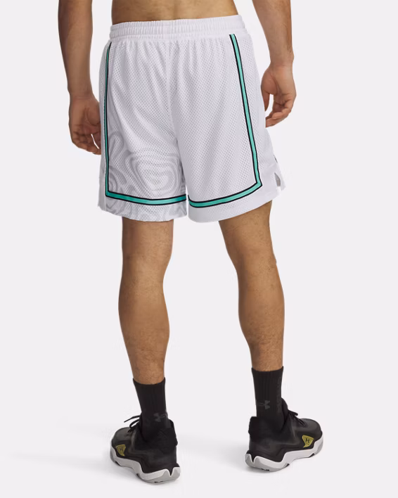 UA Zone Pro Mesh Printed Men's 18 cm Shorts