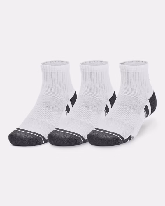 UA Performance Cotton Unisex 3-Pack Quarter Socks