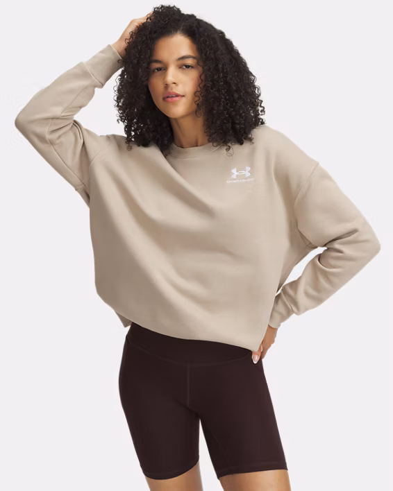 UA Icon Fleece Women's Oversized Crew