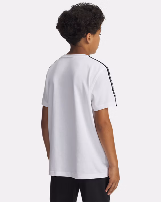 UA Sportstyle Taped Boys' Short Sleeve