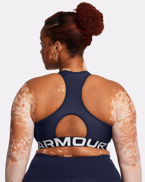 HeatGear® Armour Mid Branded Women's Sports Bra