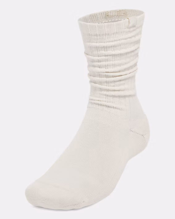 UA Sportstyle Cotton Scrunch Unisex 2-Pack Crew Socks