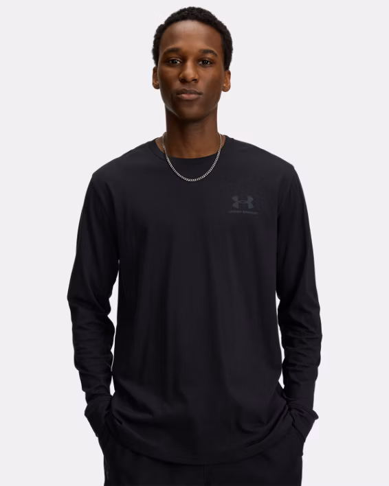 UA Left Chest Men's Long Sleeve