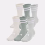 UA Essential Unisex 6-Pack Crew Socks