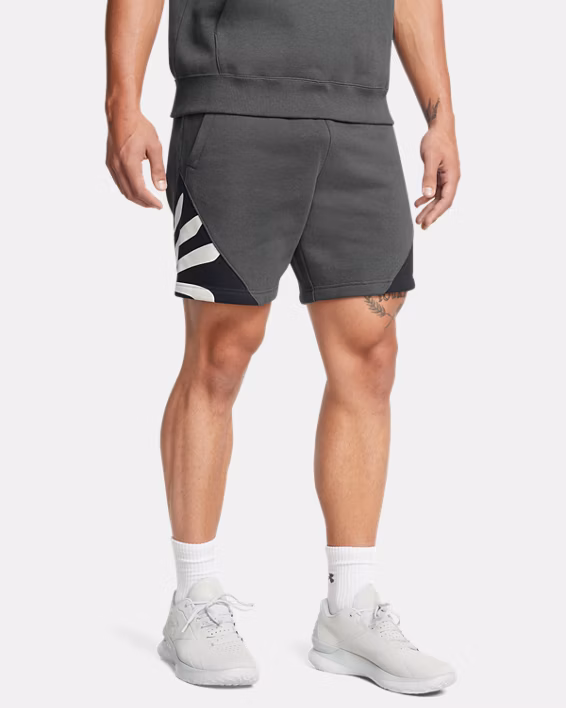 Curry Splash Fleece Men's 18 cm Shorts