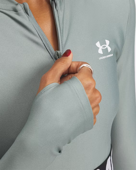 HeatGear® Rib Women's ¼ Zip Long Sleeve