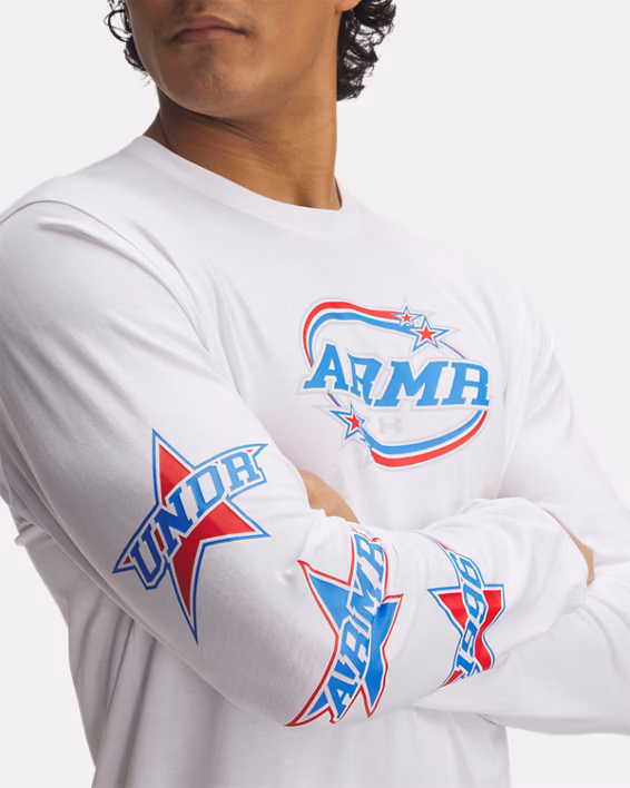 UA Stacked Stars Men's Long Sleeve