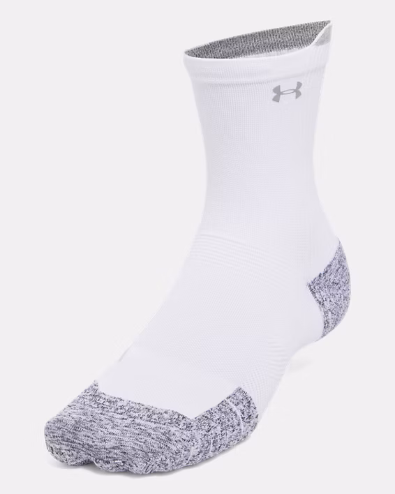 UA ArmourDry® Run Cushion Unisex 3-Pack Mid-Crew Socks