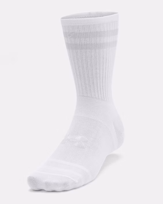 UA Essential Unisex 6-Pack Crew Socks