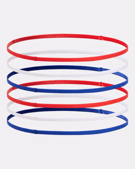 UA Mini Elastic Women's 6-Pack Headbands