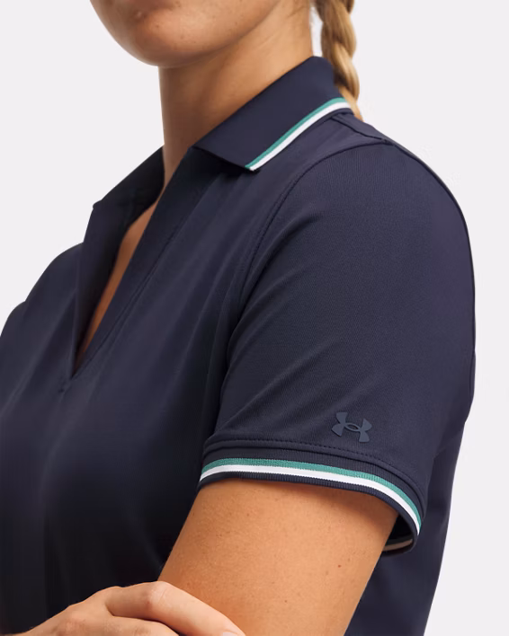 UA Drive Rib Women's Short Sleeve Polo