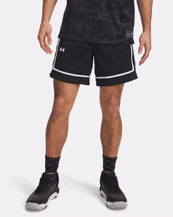 UA Zone Pro Mesh Printed Men's 18 cm Shorts