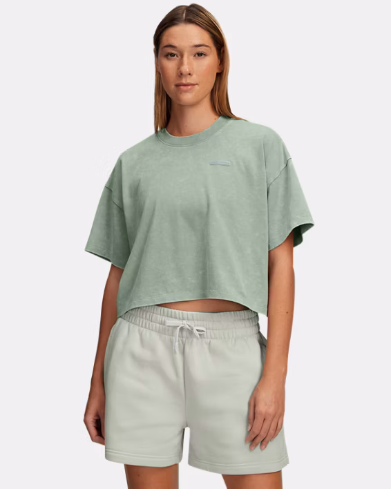 UA Heavyweight Wash Women's Short Sleeve