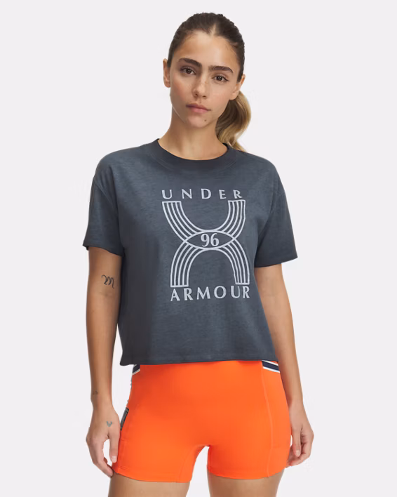 UA Run 96 Graphic Women's Short Sleeve