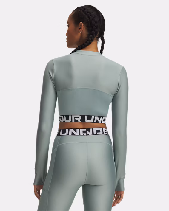 HeatGear® Rib Women's ¼ Zip Long Sleeve