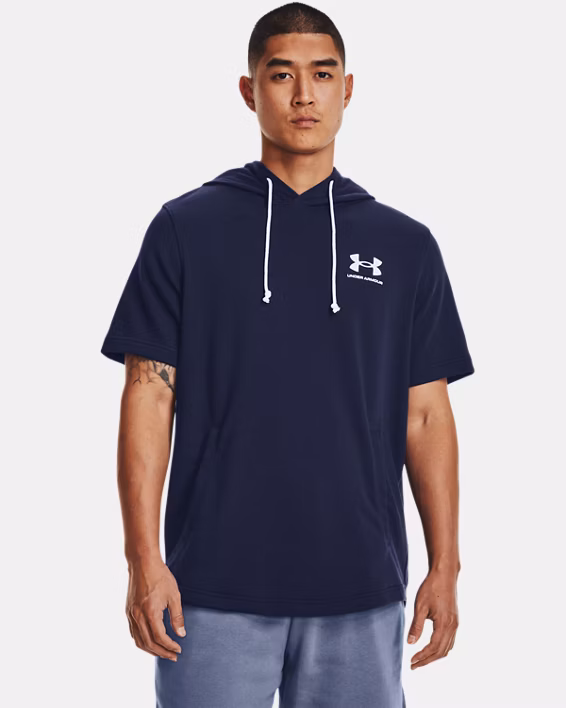 UA Rival Terry Men's Short Sleeve Hoodie