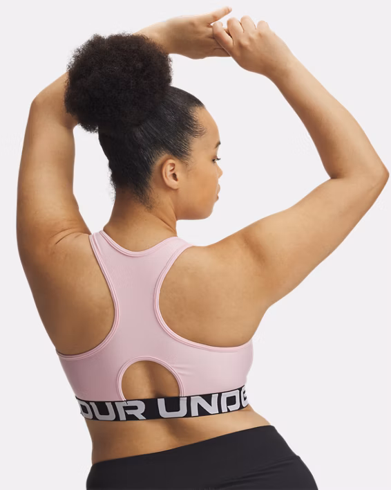 HeatGear® Armour Mid Branded Women's Sports Bra