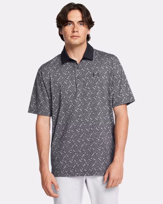 UA Playoff 3.0 Check Jacquard Men's Polo