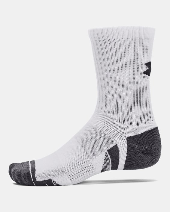 UA Performance Cotton Unisex 3-Pack Mid-Crew Socks