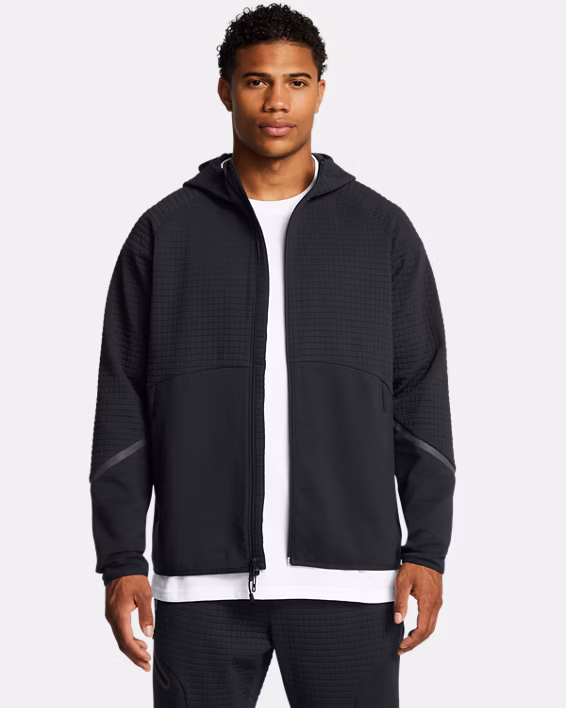 UA Unstoppable Fleece Grid Men's Full-Zip