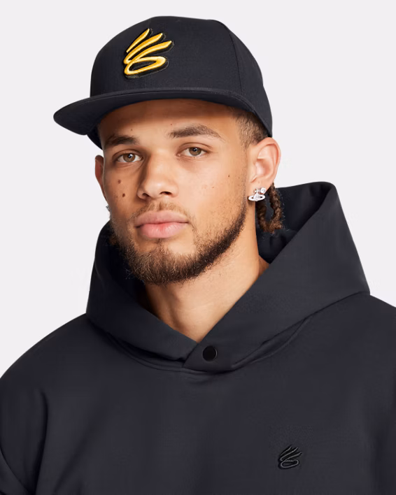 Curry Flat Brim Men's Snapback Cap
