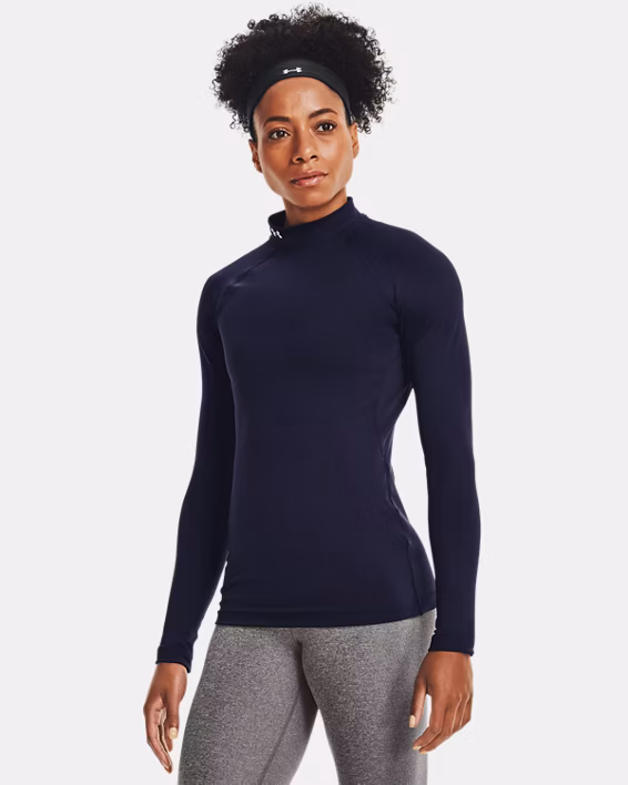 ColdGear® Women's Mock Neck Long Sleeve