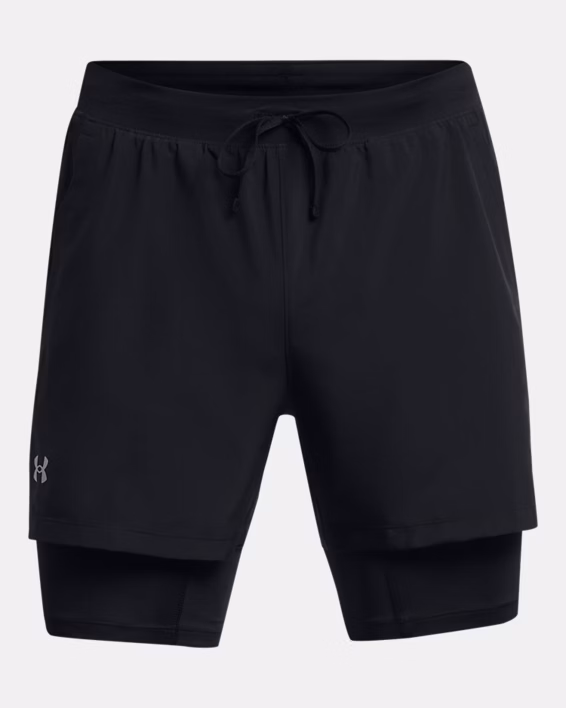 UA Launch Men's 2-in-1 13 cm Shorts