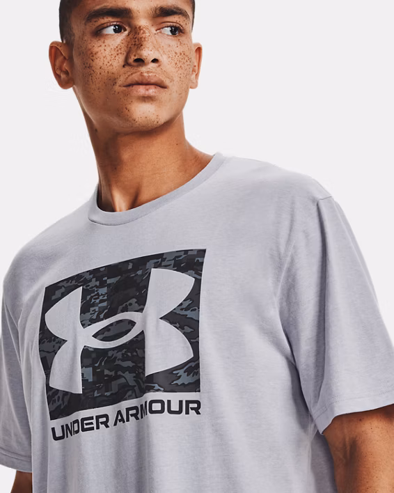 UA ABC Camo Boxed Logo Men's Short Sleeve