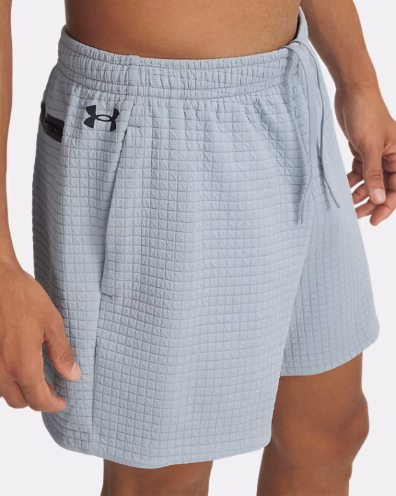 UA Unstoppable Fleece Grid Men's 15 cm Shorts