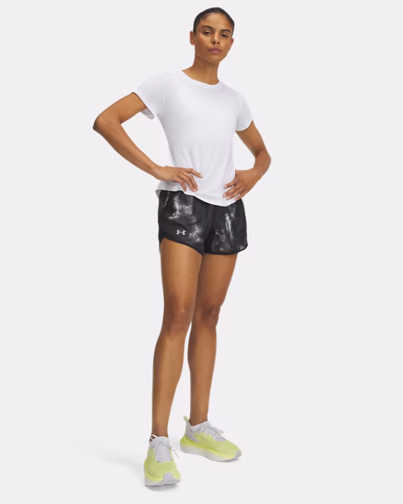 UA Fly-By Printed Women's 8 cm Shorts