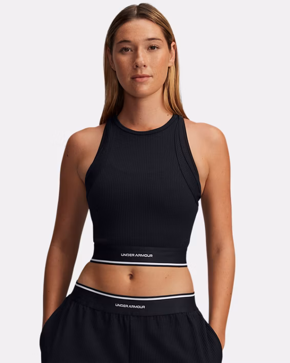 UA Meridian Rib Branded Women's Tank