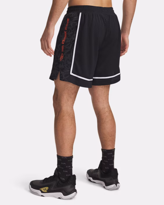 UA Zone Pro Mesh Printed Men's 18 cm Shorts