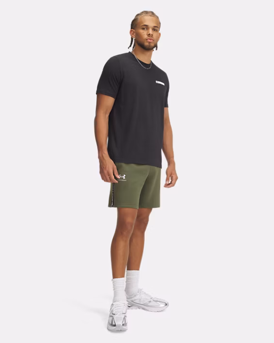 UA Icon Fleece Taping Men's 20 cm Shorts