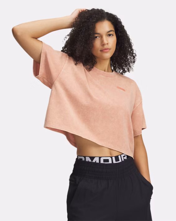 UA Heavyweight Wash Women's Short Sleeve