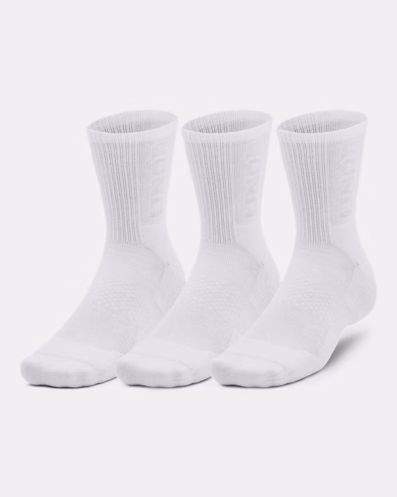 UA 3-Maker Unisex 3-Pack Mid-Crew Socks