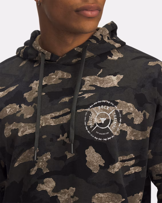 Project Rock Terry Printed Men's Hoodie