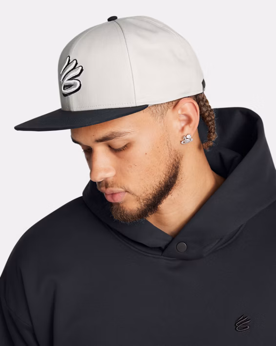 Curry Flat Brim Men's Snapback Cap