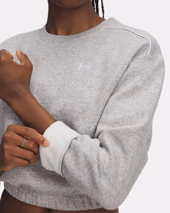 UA Rival Fleece Piped Women's Crew