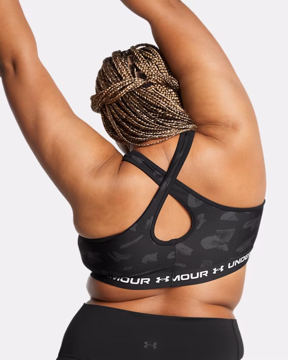 Armour® Mid Crossback Print Women's Sports Bra