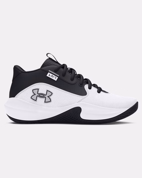 UA Lockdown 7 Grade School Basketball Shoes