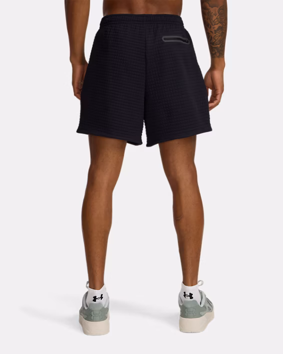 UA Unstoppable Fleece Grid Men's 15 cm Shorts