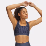 Armour® Mid Crossback Printed Women's Sports Bra