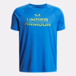 UA Tech™ Split Wordmark Boys' Short Sleeve