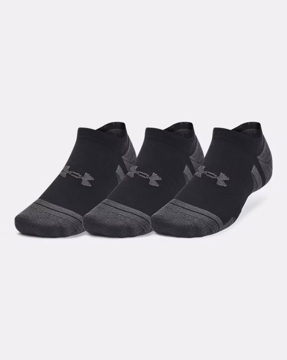 UA Performance Tech Unisex 3-Pack No Show Socks