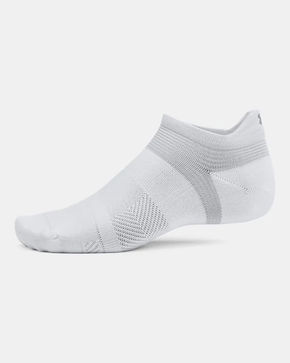 UA ArmourDry® Run Lite Unisex 3-Pack No Show Tab Socks