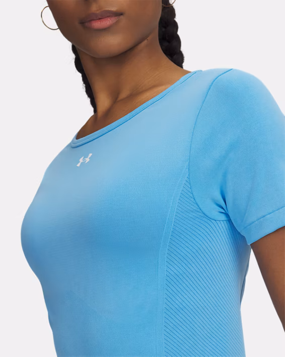 UA Vanish Seamless Washed Women's Short Sleeve