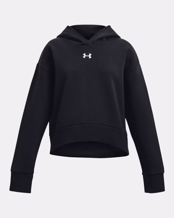 UA Rival Fleece Girls' Crop Hoodie