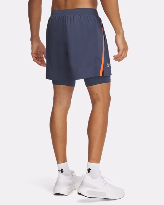 UA Launch Men's 2-in-1 13 cm Shorts