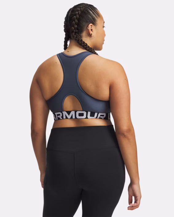 HeatGear® Armour Mid Branded Women's Sports Bra