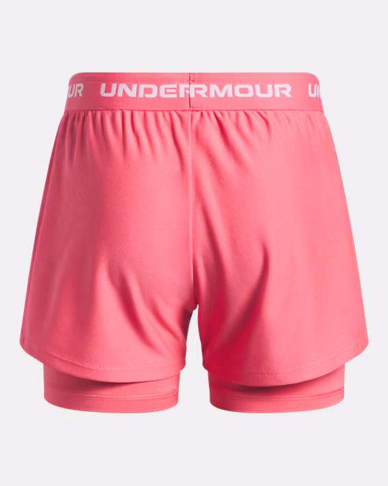 UA Tech™ Play Up Girls' 2-in-1 Shorts
